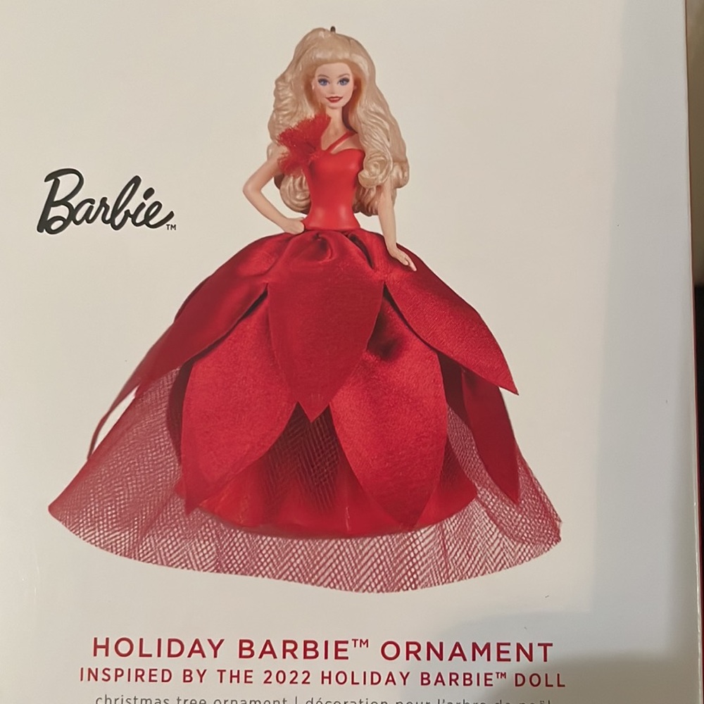 Hallmark Holiday Barbie Christmas Ornament New